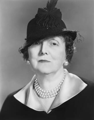 Emily Post (1872-1960), Etiquette Author and Socialite, Head and ...