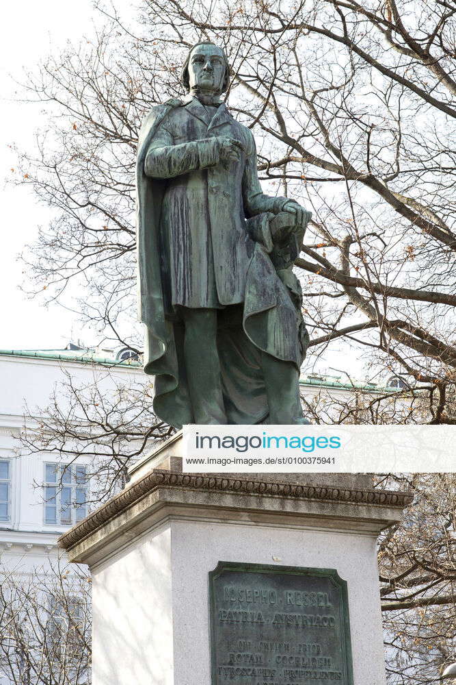 Josef Ressel monument in Vienna, inventor of the ships propeller