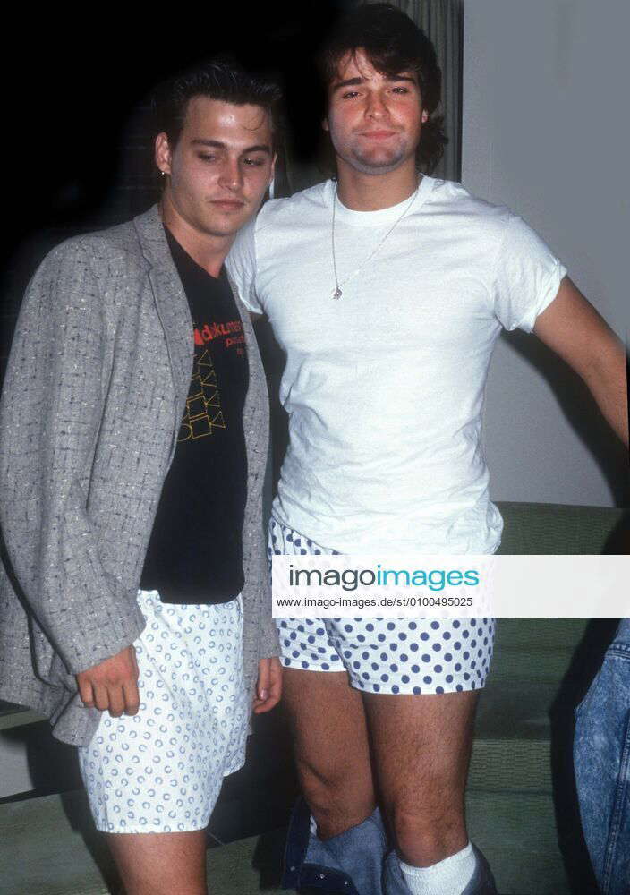 Johnny Depp, Peter DeLuise, undated. Photo By John BarrettPHOTOlink