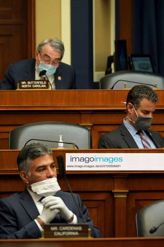 Democratic members are seen during a House Energy and Commerce