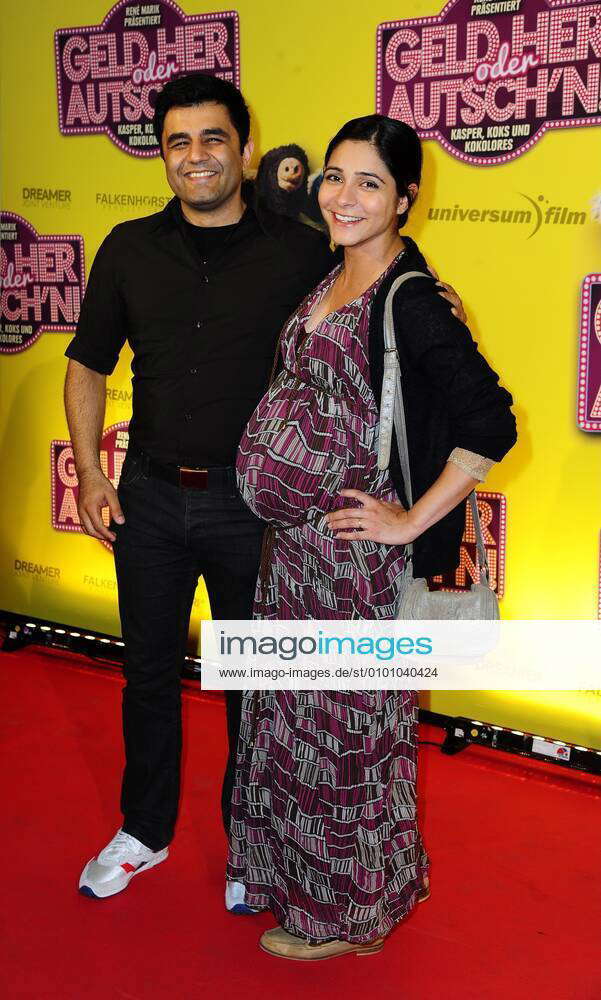 122 Pegah Ferydoni with husband Premiere of Geld Her oder Autsch n at Kino International in Berlin