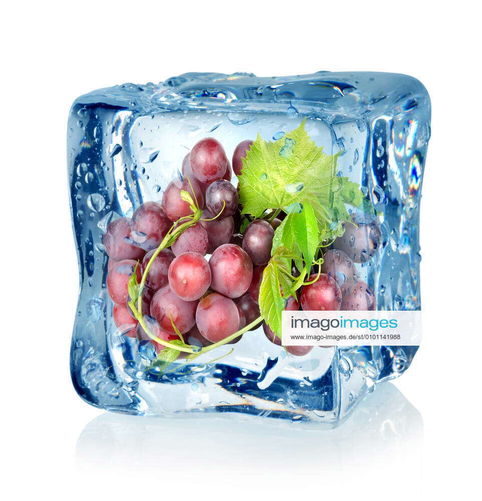ice cubes,grape