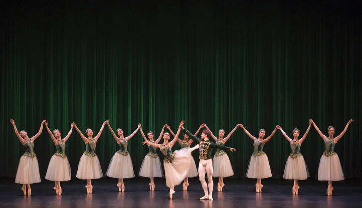 32 dancer Krasina Pavlova, Marian Walter, at the Ballet EMERALDS, on 20 ...