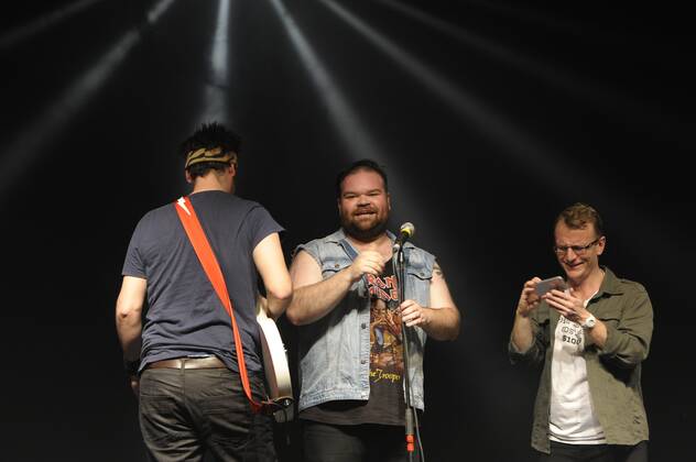 1 The Axis of Awesome at the C Club in Berlin on September 4th, 2014, l ...