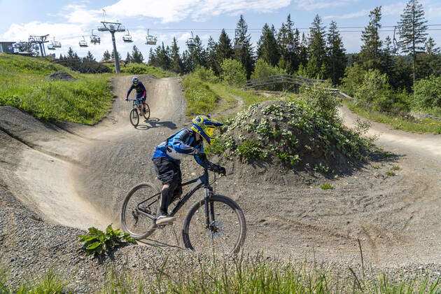 Bikepark Winterberg, on the mountain Kappe, 11 mountain bike downhill ...