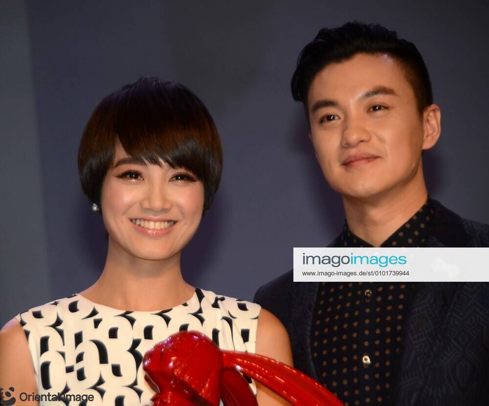 --File--Chinese actor Zhou Yiwei and his wife, a Chinese actress and tv ...