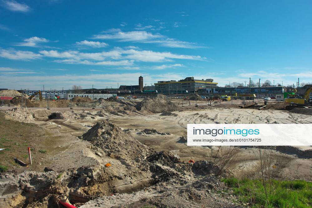 Large construction site EWE Oldenburg Large construction site of the