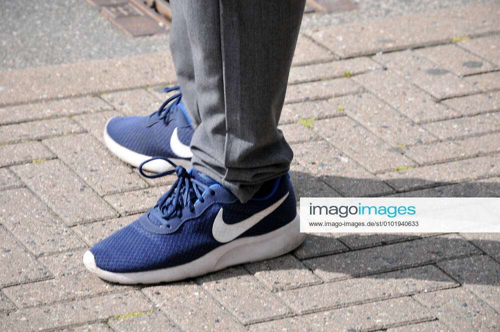 Copenhagen,Denmark 30.June.2020 Nike danish captial , man nike sports shoes.