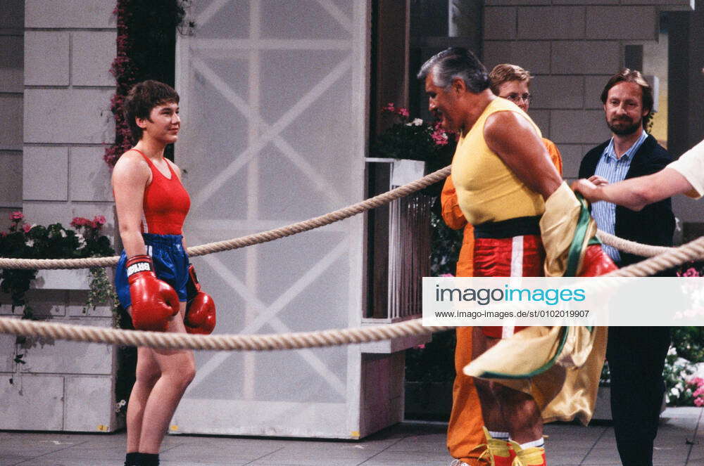 ARD Spielshow Mensch Meier 10 07 1986 Show Sparring Boxing match ...
