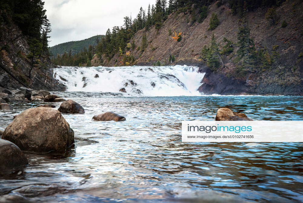 Bow River Falls. Hollywood actor Marilyn Monroe was filmed here in 1954