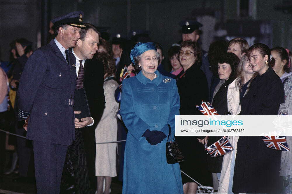 The Queen on a visit to the RAF Base Laarbruch Weeze As head of the ...