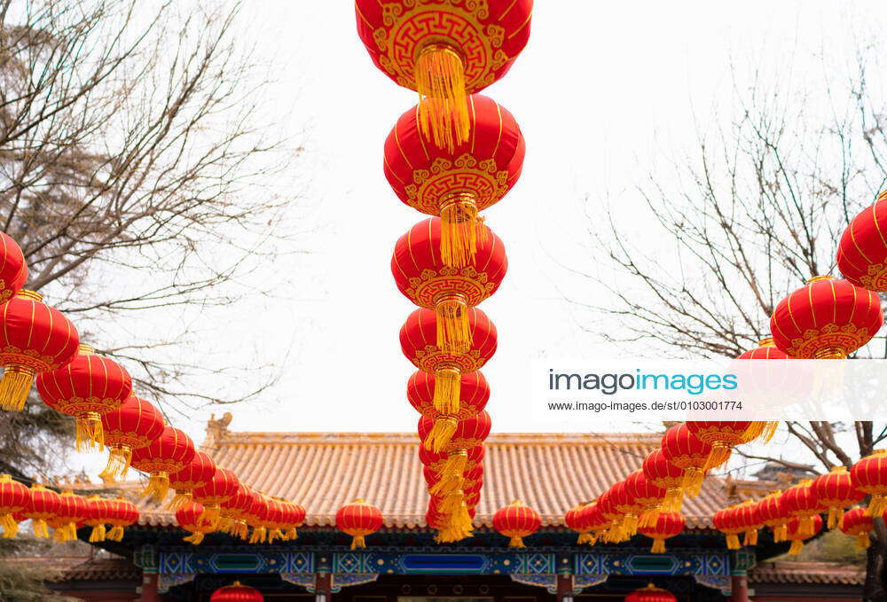 Lanterns, new year, temple fairs, traditional chinese culture ...