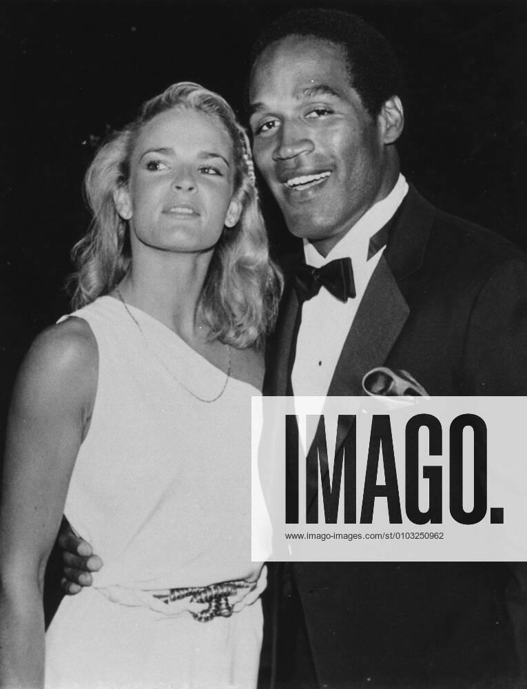 O. J. Simpson and Nicole Simpson (Nicole Brown) Los Angeles.CA.USA ...