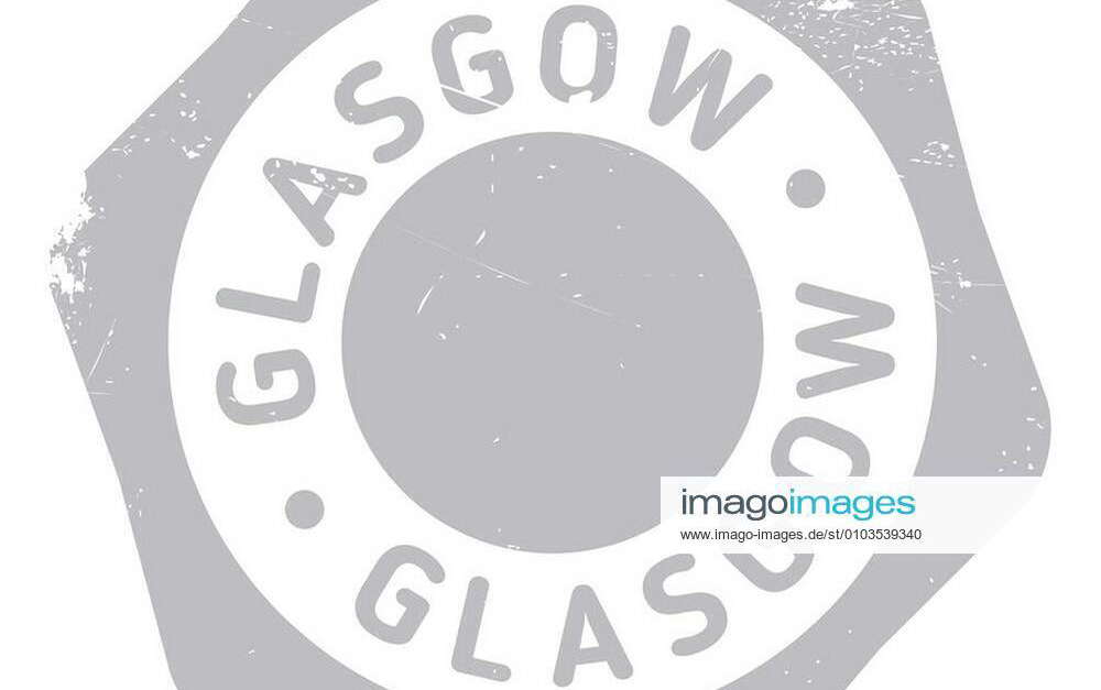 Glasgow stamp. Grunge design with dust scratches. Effects can be easily