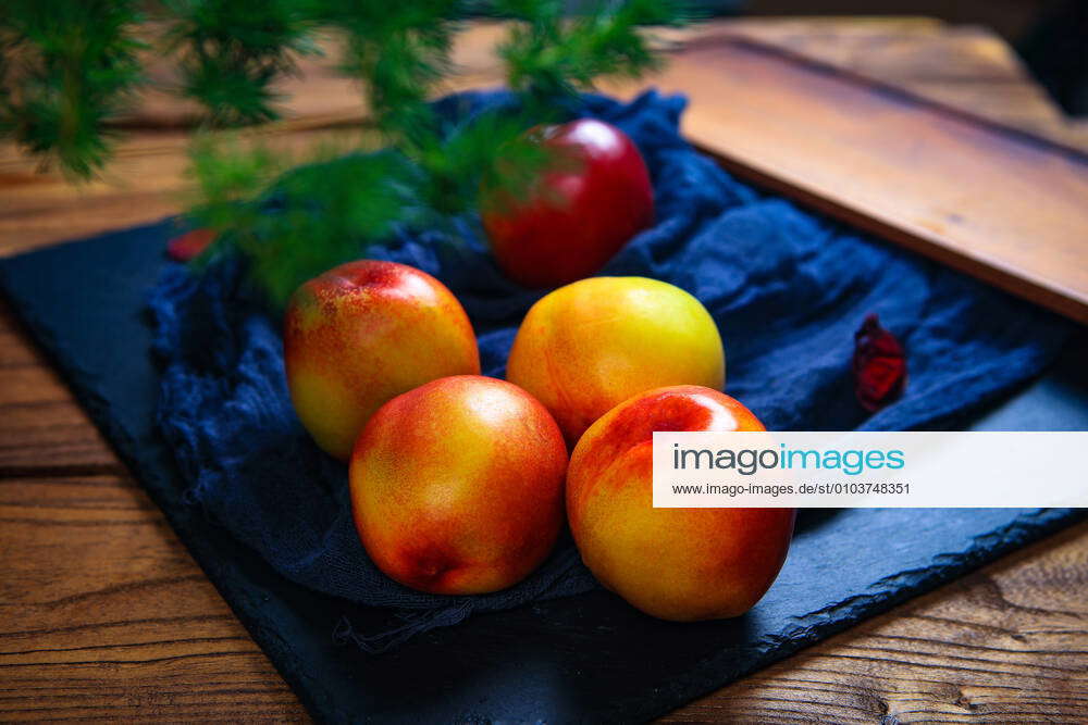 Nectarine fresh fruit