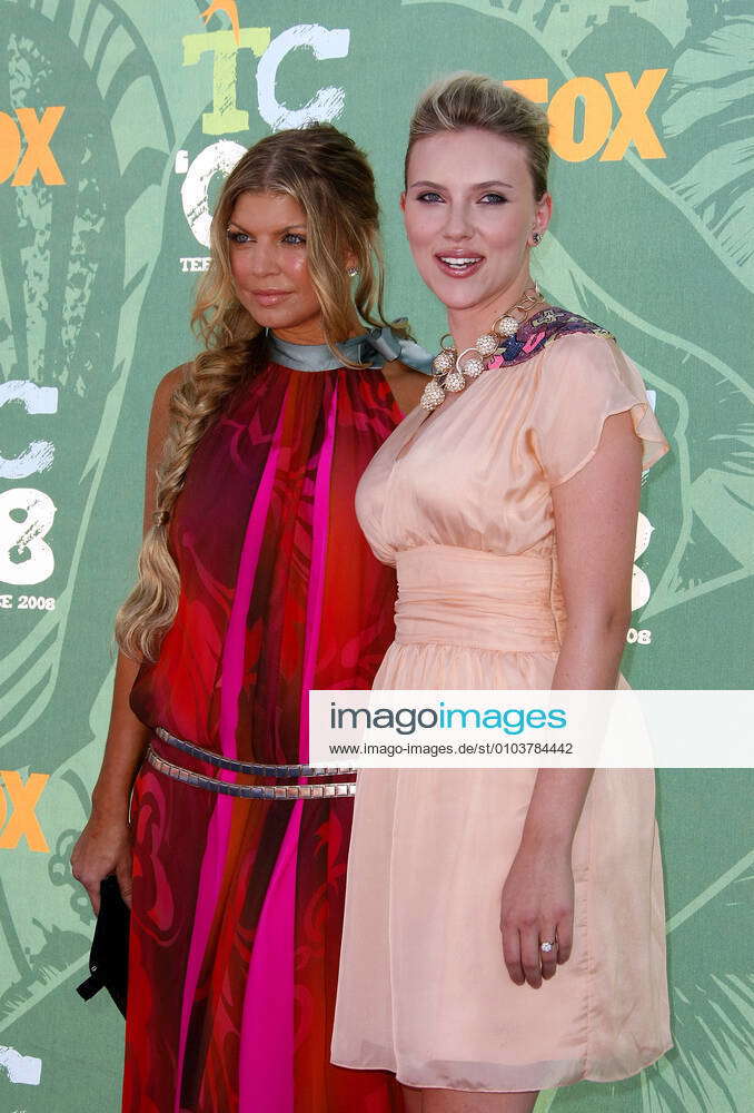 Fergie (Stacy Ann Ferguson) & Scarlett Johansson Singer & Actress Teen ...