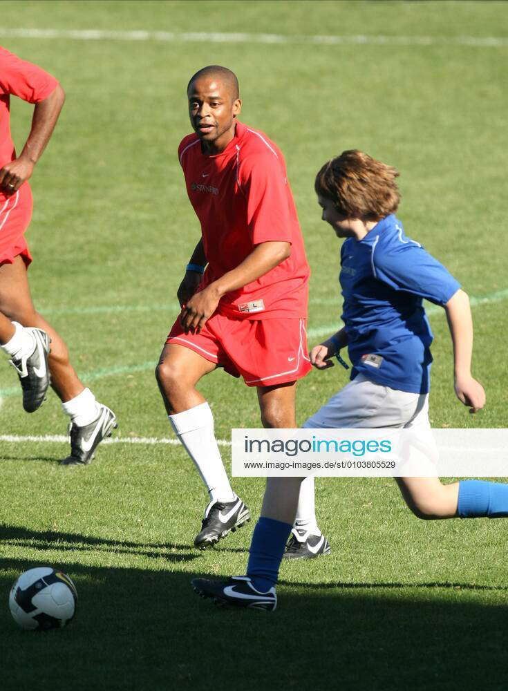 Mia Hamm and Nomar Garciaparra Celebrity Soccer Challenge