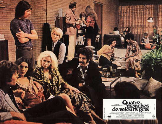 4 MOSCHE DI VELLUTO GRIGIO aka FOUR FLIES ON GREY VELVET MIMSY FARMER ...