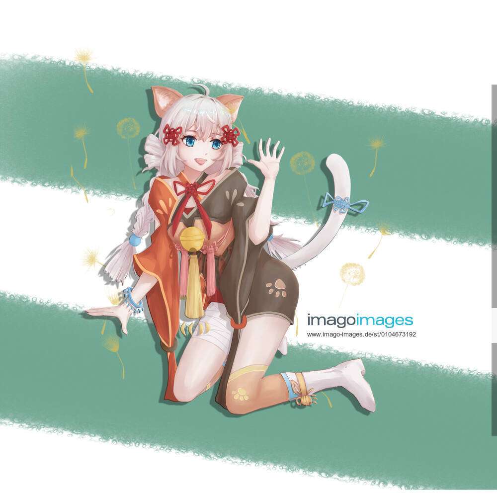 Steam Workshop::Anime Girl - Cat Girl - Demon - Chains - underboob.