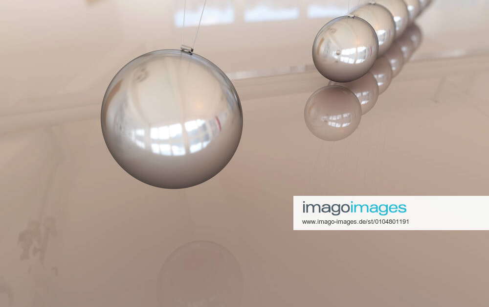 Nice Newton balls, hitting each other