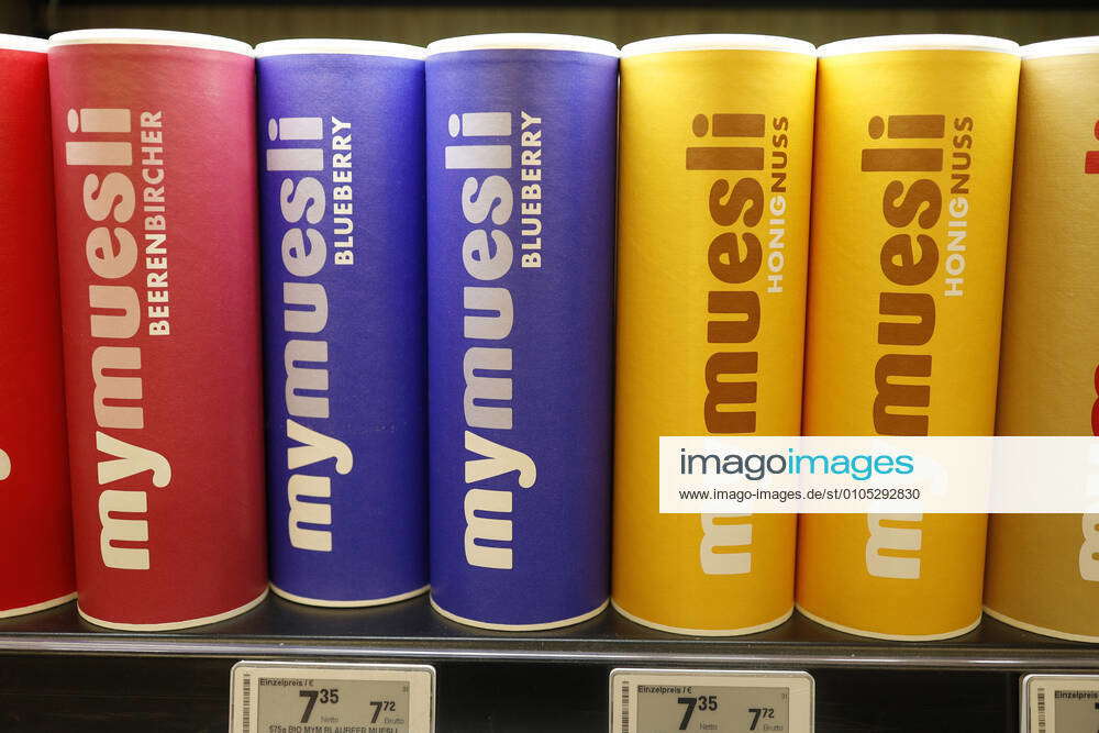 Düsseldorf 30 09 2020 Muesli from the company mymuesli is on a shelf at the METRO wholesale store