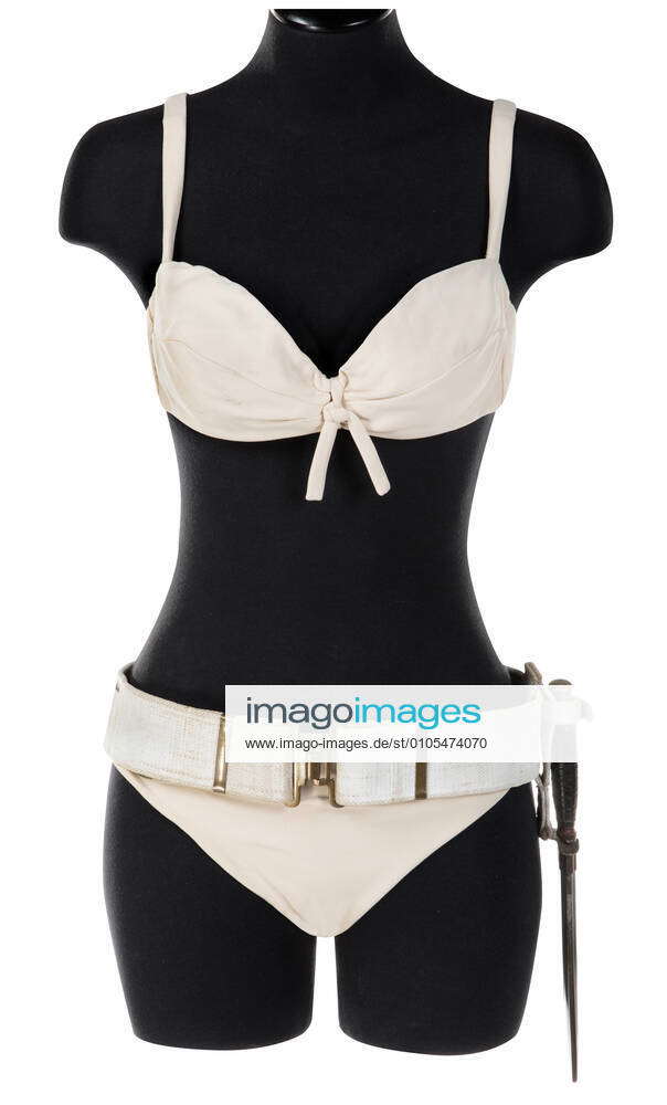 PICTURE SHOWS Ursula Andress signature Honey Ryder bikini from Dr