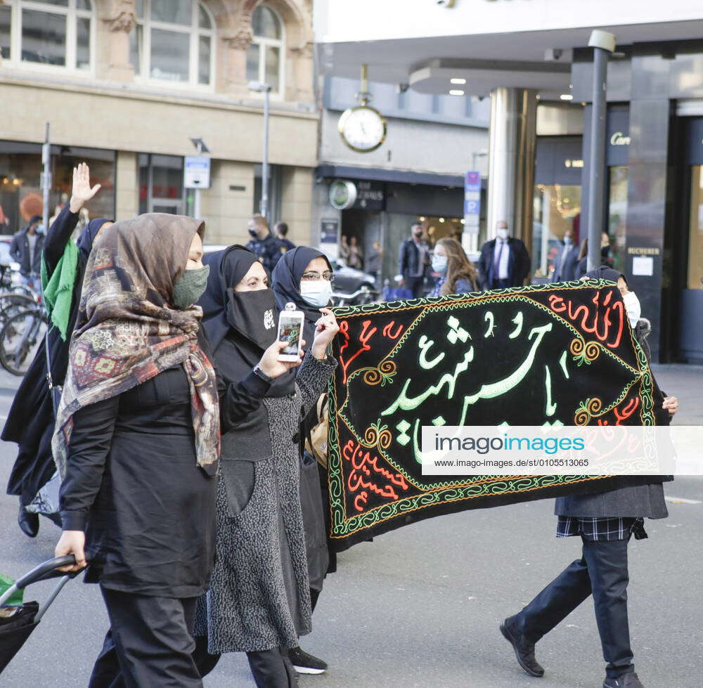 Germany Shia Muslims Observe Arba Een In Frankfurt Muslims Dressed In   M 