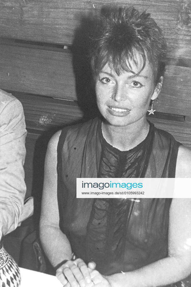 Archive Andrea Rau Actress Munich 1983 Archive Motives Premiere Andrea Rau