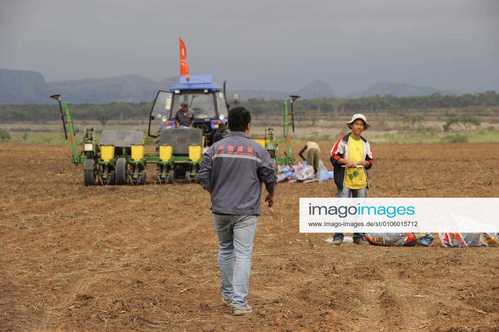 ANGOLA Malanje Black Stone Farm, eine 20.000 Hektar grosse Farm der