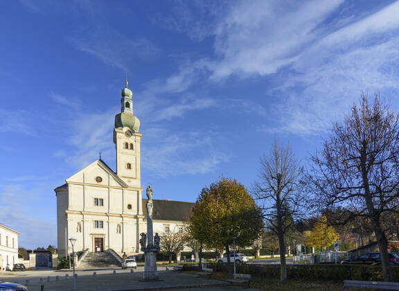 Church Lockenhaus, Plague Column Lockenhaus Burgenland Austria