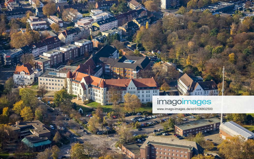 Luftbild, Sankt Marien-Hospital Gelsenkirchen-Buer, Buer, Gelsenkirchen ...