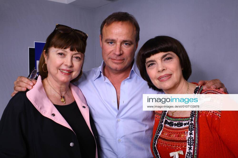 Fabien Lecoeuvre Avec Mireille Mathieu Et Sa Soeur Monique 3 Octobre 