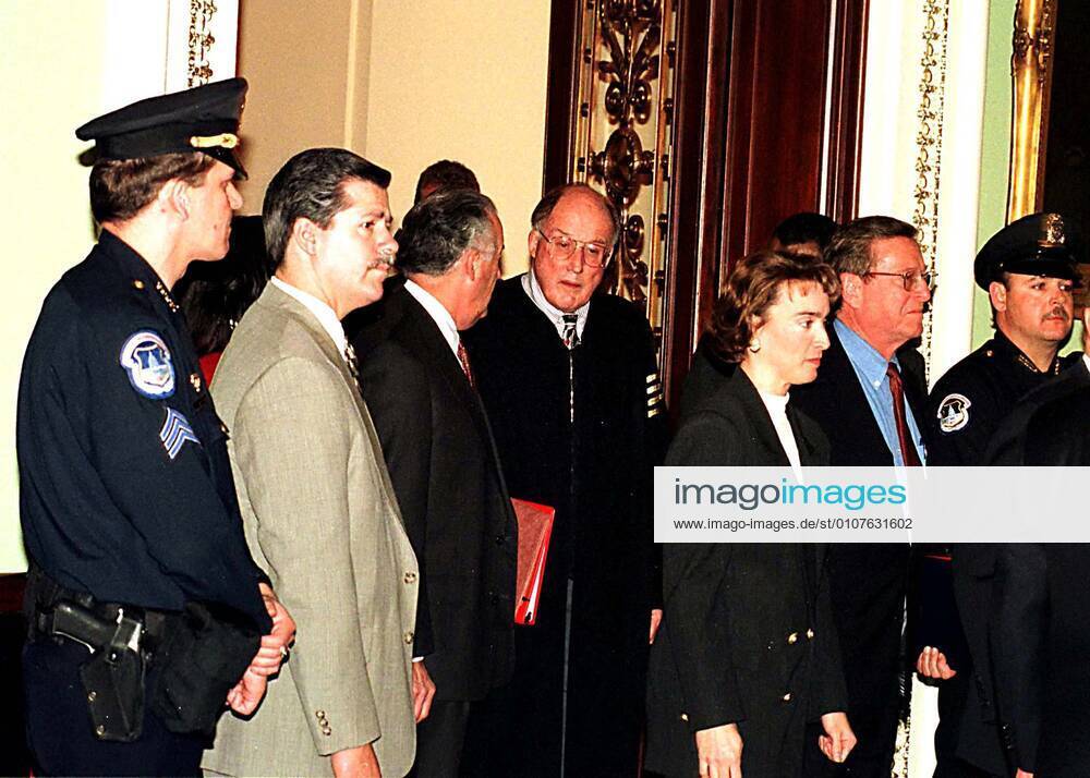 Chief Justice of the United States William Rehnquist leaves the U.S ...