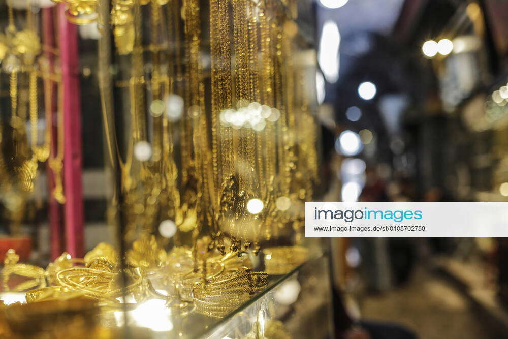 December 20, 2020, Gaza City, Gaza Strip, Palestine Jewelry stores in