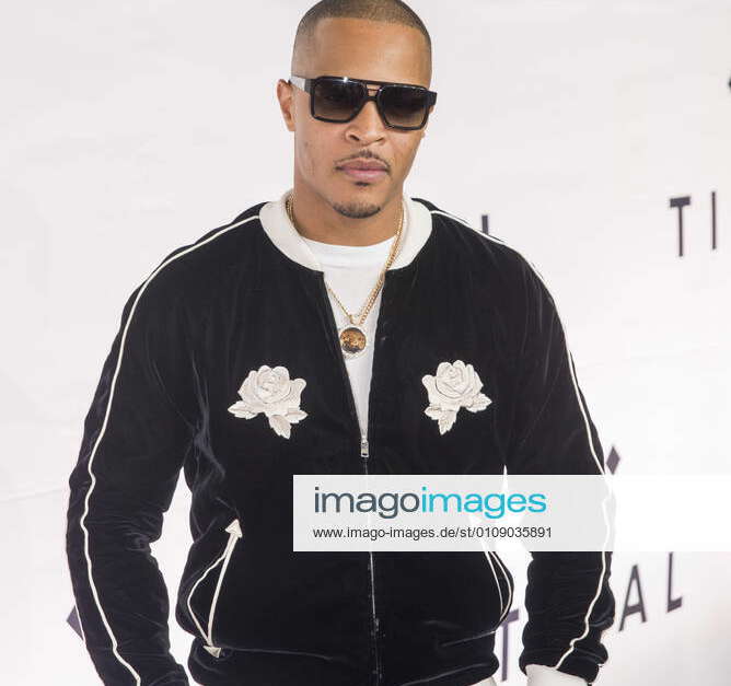 Rapper Clifford Harris aka T.I., TIP arrives to the Red Carpet at TIDAL ...