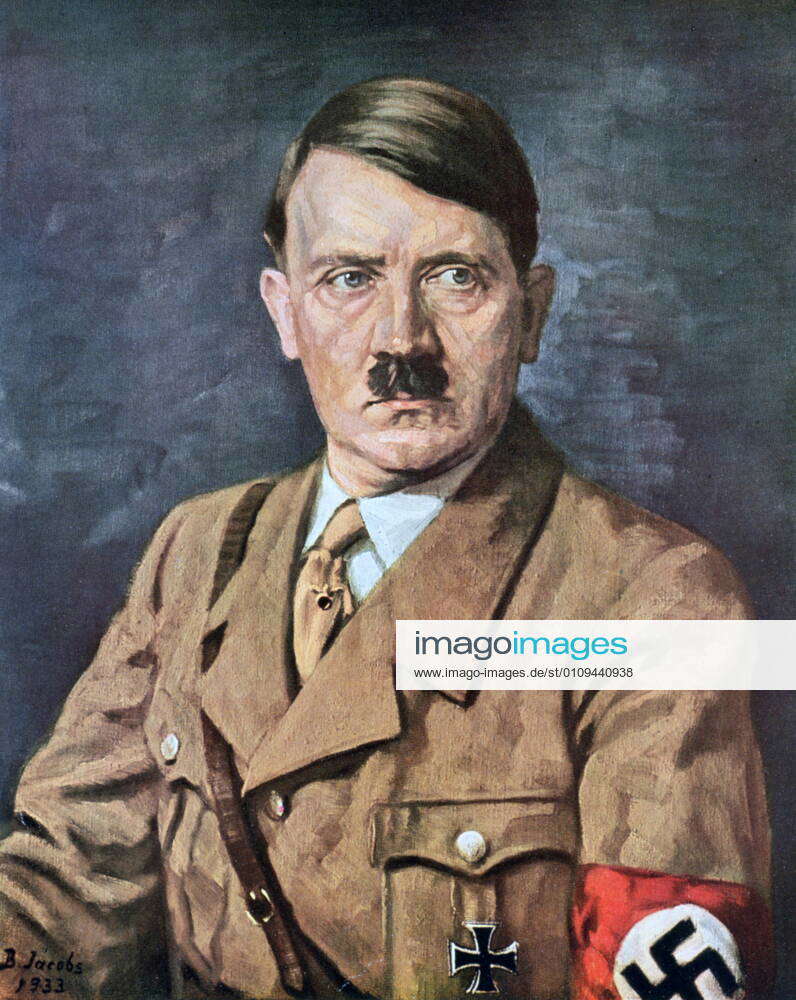 Adolf Hitler , 1933 By B Von Jacobs. German Nazi Leader. Adolf Hitler ...