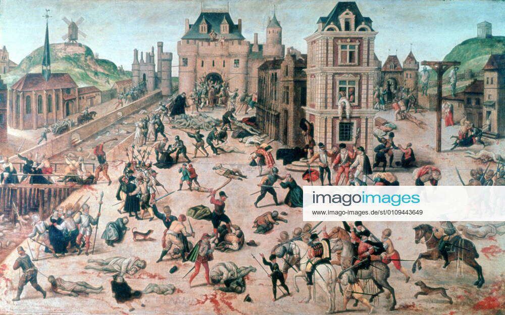 St Bartholomew S Day Massacre , C1810-1870. Artist: Francois Dubois ...