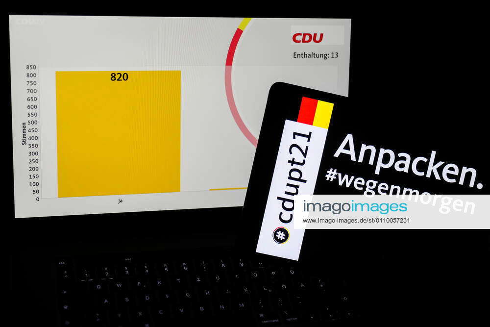 33 digital party conference of the CDU Germany on 15 01 2021 in Berlin ...