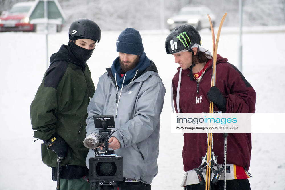 LIDINGÖ 20210116 Henrik Harlaut during a commercial filming to