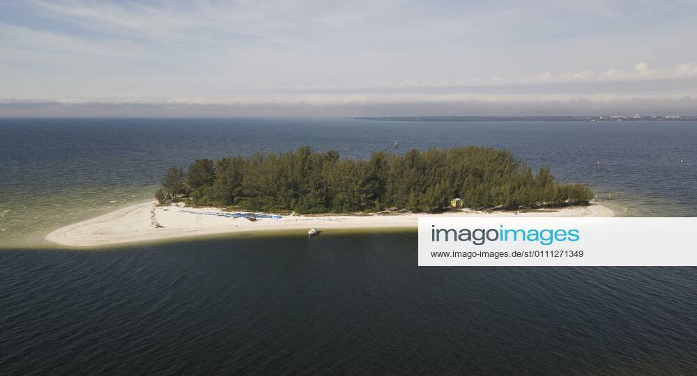 January 27, 2021, Apollo Beach, Florida, USA An aerial view of the