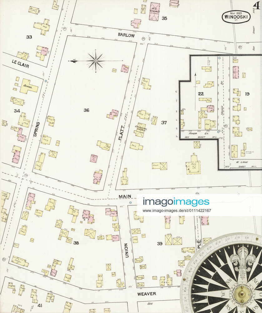 Image 4 of Sanborn Fire Insurance Map from Winooski, Chittenden County