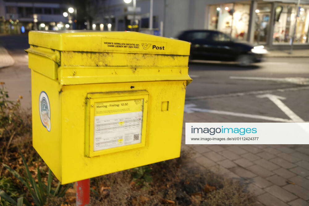 Covid 19 relaxations after hard lockdown Yellow mailbox, mail mailbox