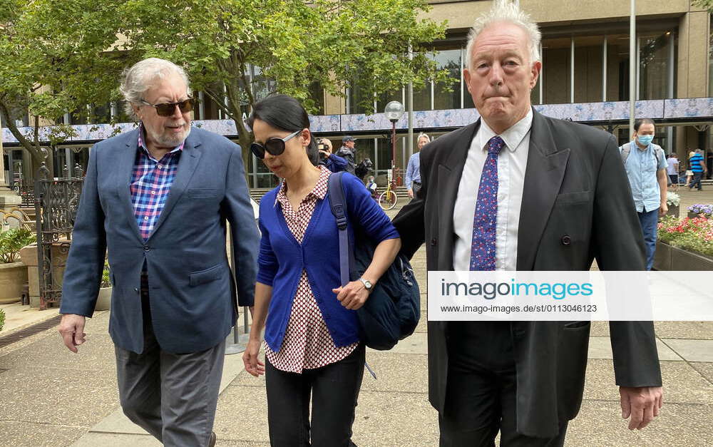 ROBERT XIE COURT, Kathy Lin (centre), the wife of Robert Xie is seen ...