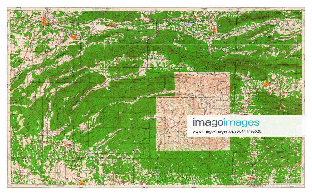 McAlester, Oklahoma, map 1962, 1:250000, United States of America by ...