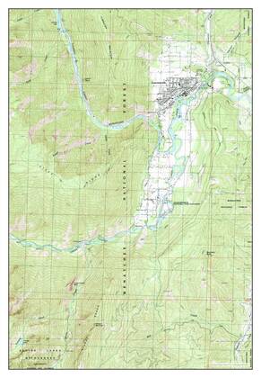 Leavenworth, Washington, map 1964, 1:62500, United States of America by ...