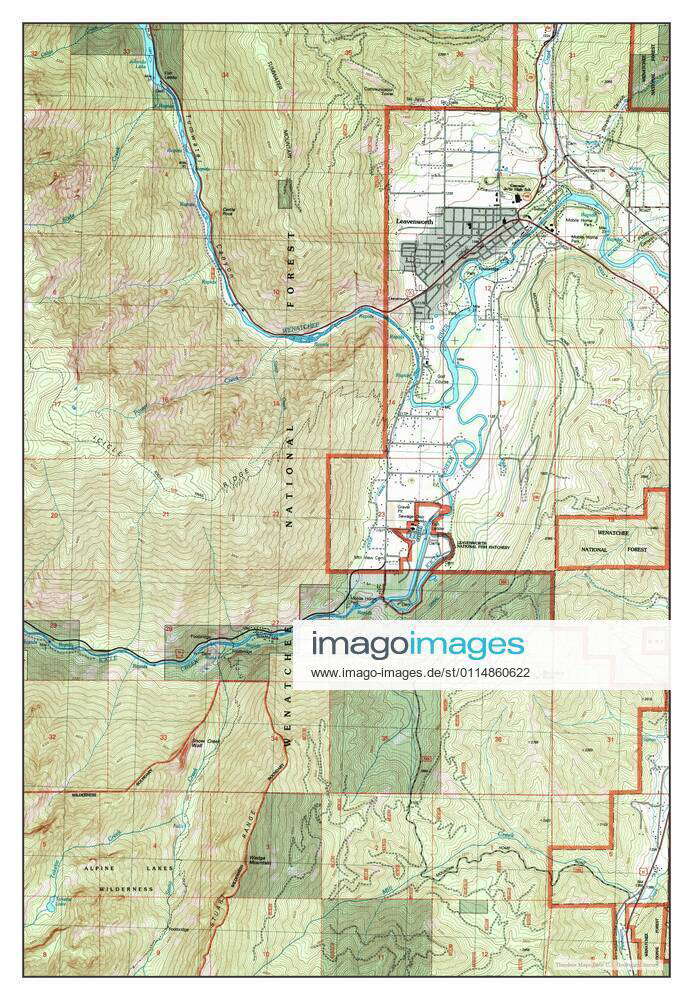 Leavenworth, Washington, map 2003, 1:24000, United States of America by ...