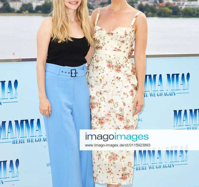 Amanda Seyfried & Lily James at the 'Mamma Mia! Here We Go Again