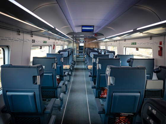 Deutsche Bahn, ICE, DB, coach 1 class Deutsche