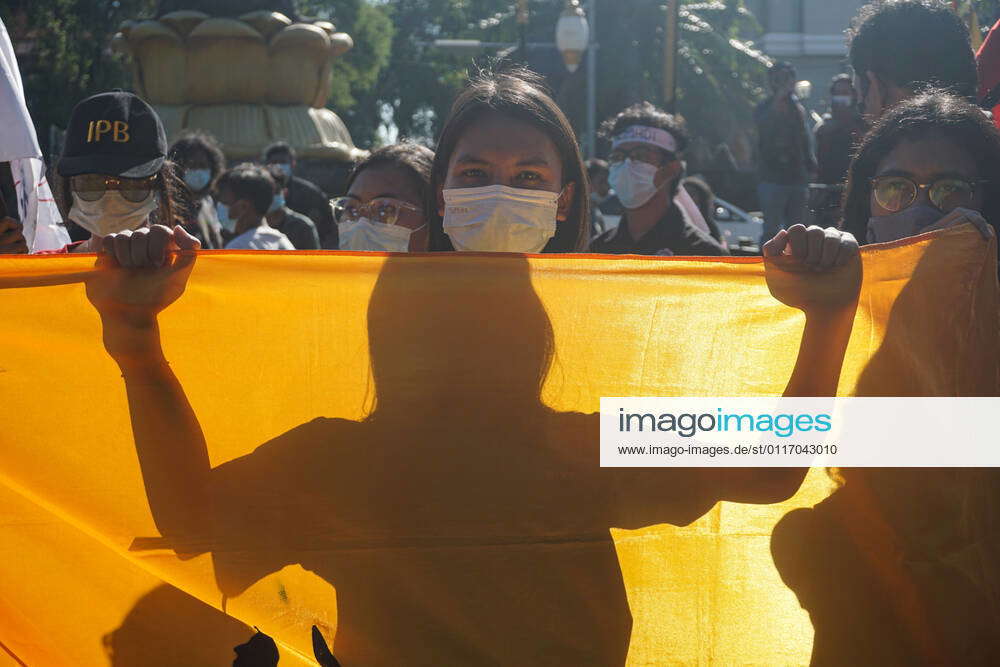 May 2, 2021, Denpasar, Bali, Indonesia: Rally participants saw as they ...