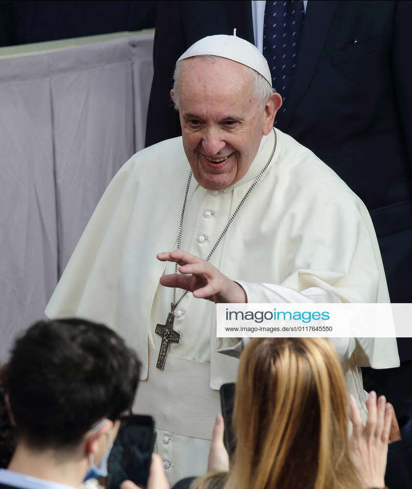 May 12, 2021 - Vatican City (Holy See) POPE FRANCIS during his ...